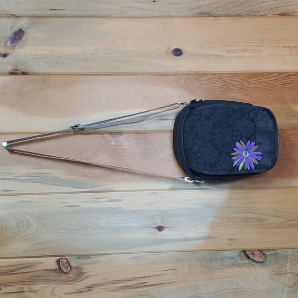 Haiku Black Crossbody Bag - Picture 1 of 9